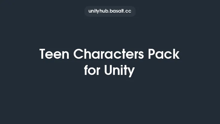 Teen Characters Pack for Unity Thumbnail