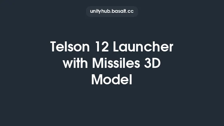 Telson 12 Launcher with Missiles 3D Model Thumbnail