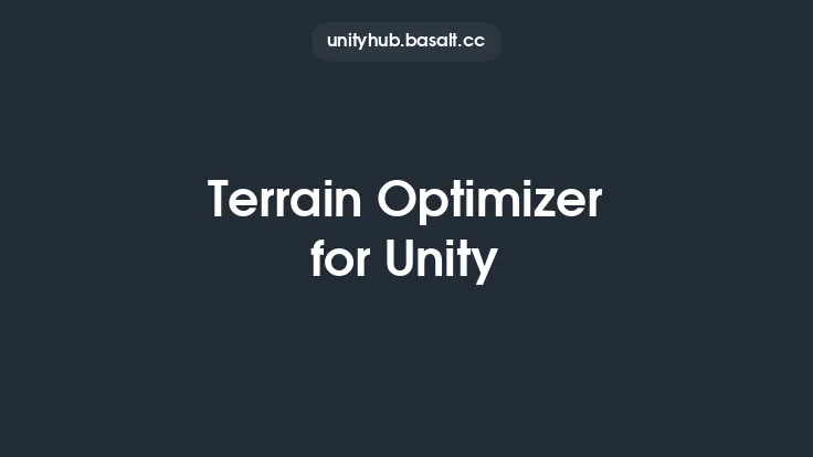 Terrain Optimizer for Unity Thumbnail