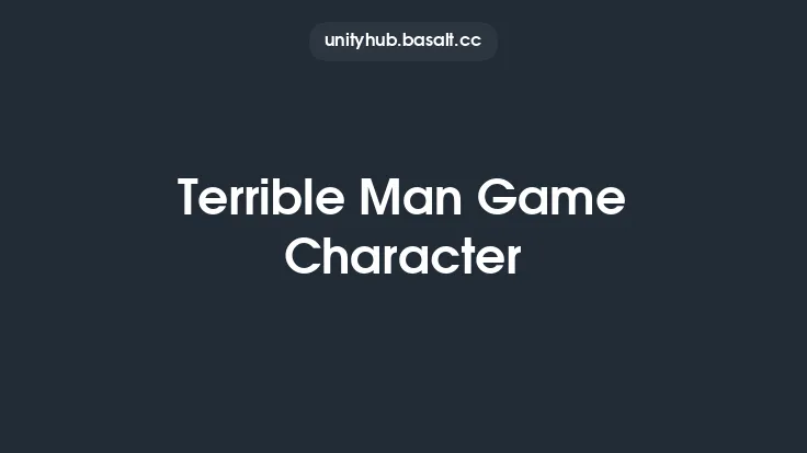 Terrible Man Game Character Thumbnail
