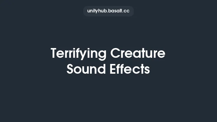Terrifying Creature Sound Effects Thumbnail