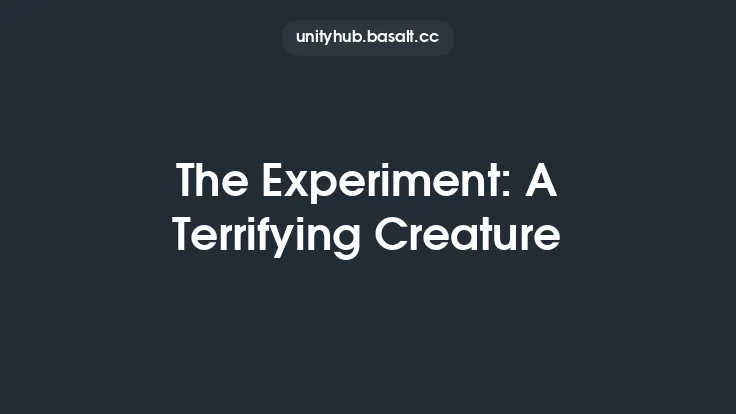 The Experiment: A Terrifying Creature Thumbnail