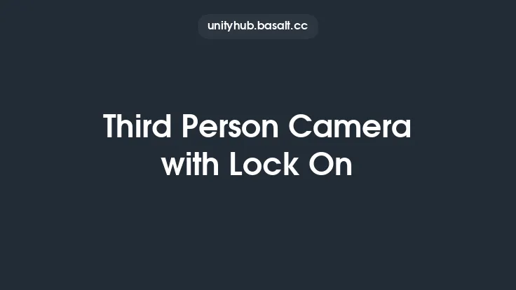 Third Person Camera with Lock On Thumbnail