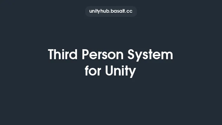 Third Person System for Unity Thumbnail