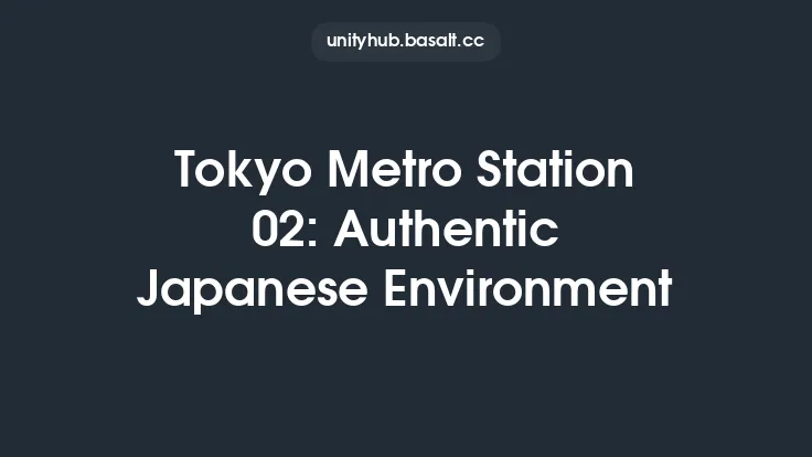 Tokyo Metro Station 02: Authentic Japanese Environment Thumbnail