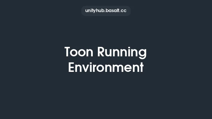 Toon Running Environment Thumbnail