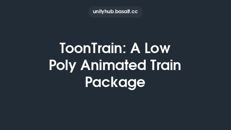 ToonTrain: A Low Poly Animated Train Package Thumbnail
