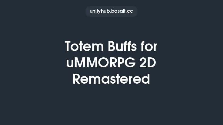 Totem Buffs for uMMORPG 2D Remastered Thumbnail