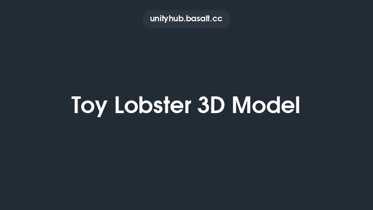 Toy Lobster 3D Model Thumbnail