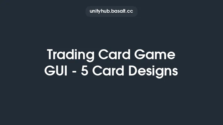 Trading Card Game GUI - 5 Card Designs Thumbnail