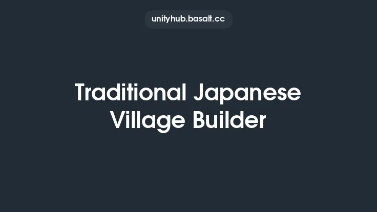 Traditional Japanese Village Builder Thumbnail