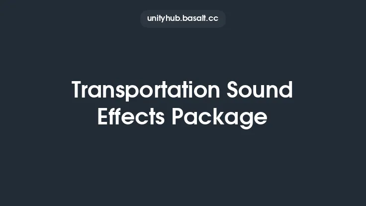 Transportation Sound Effects Package Thumbnail