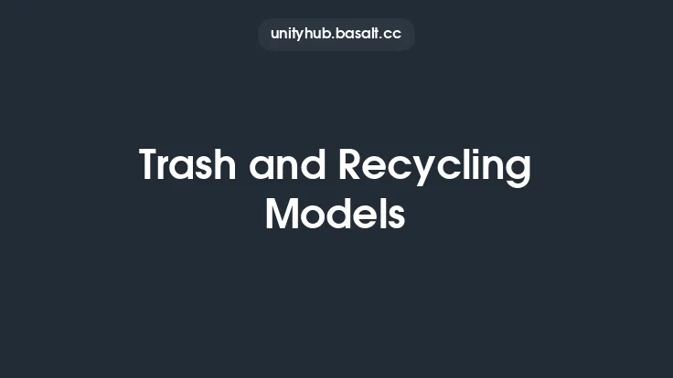 Trash and Recycling Models Thumbnail
