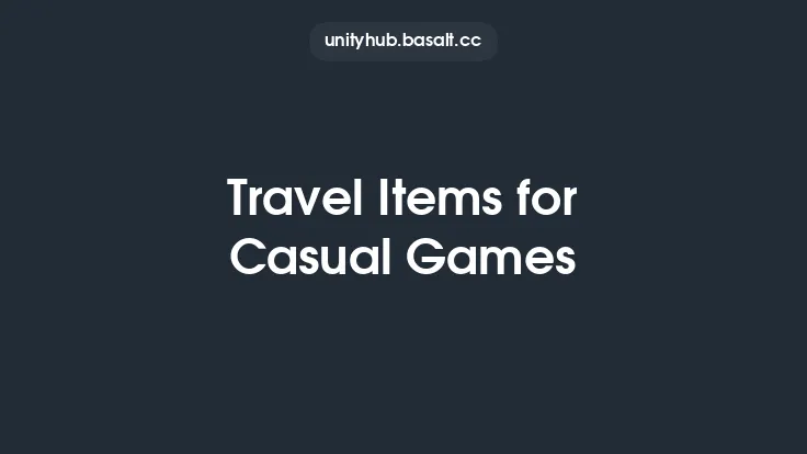 Travel Items for Casual Games Thumbnail