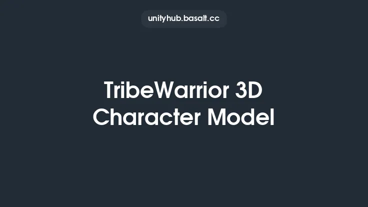 TribeWarrior 3D Character Model Thumbnail
