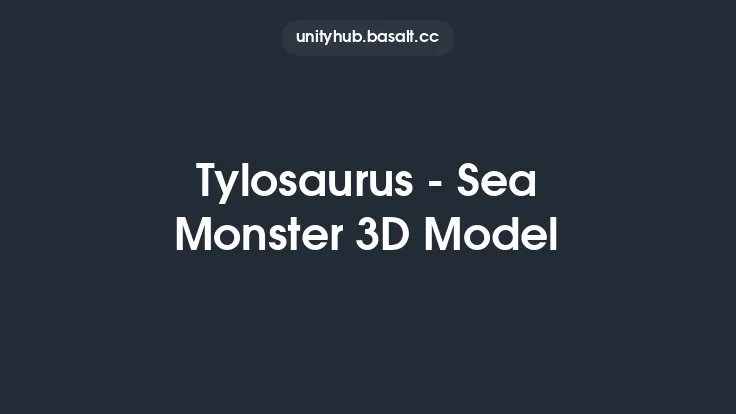Tylosaurus - Sea Monster 3D Model Thumbnail
