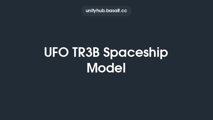 UFO TR3B Spaceship Model Thumbnail