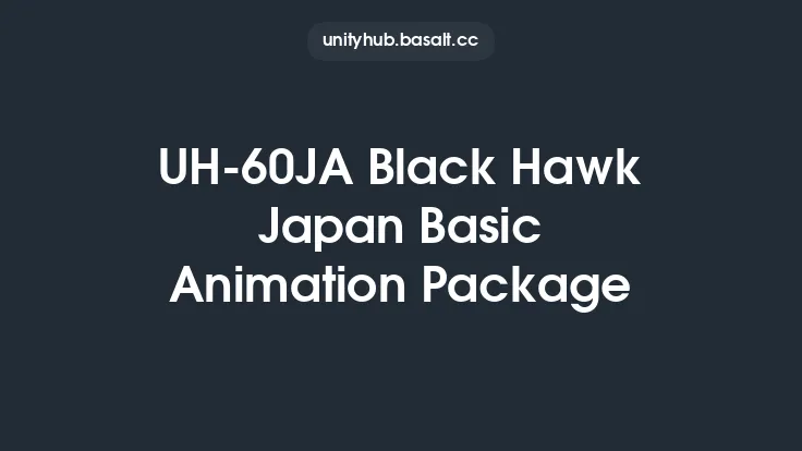 UH-60JA Black Hawk Japan Basic Animation Package Thumbnail