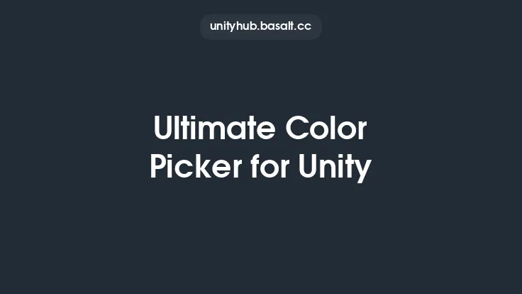 Ultimate Color Picker for Unity Thumbnail