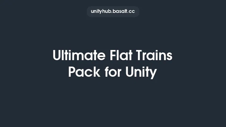 Ultimate Flat Trains Pack for Unity Thumbnail