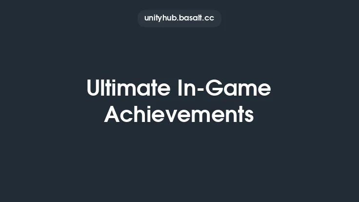 Ultimate In-Game Achievements Thumbnail