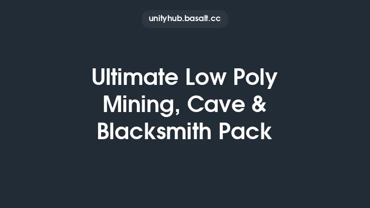 Ultimate Low Poly Mining, Cave & Blacksmith Pack Thumbnail