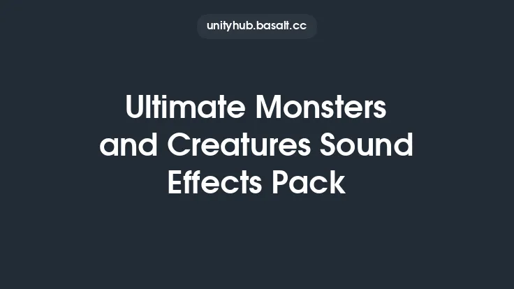Ultimate Monsters and Creatures Sound Effects Pack Thumbnail