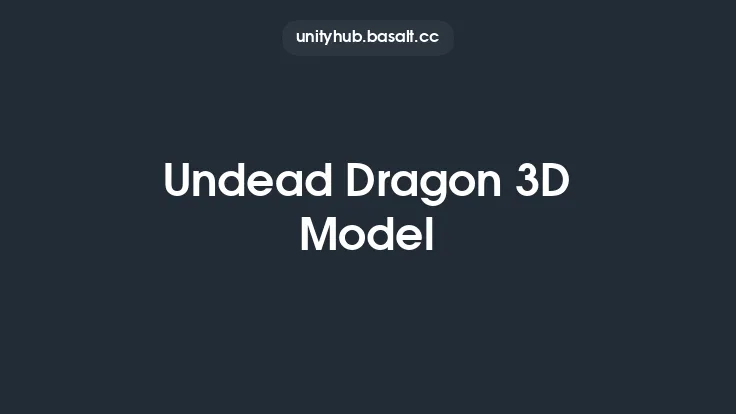 Undead Dragon 3D Model Thumbnail
