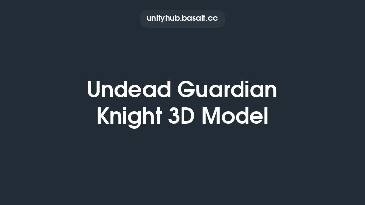 Undead Guardian Knight 3D Model Thumbnail