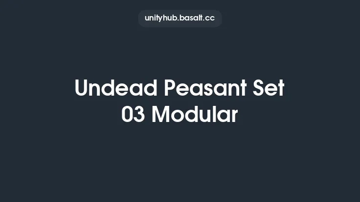 Undead Peasant Set 03 Modular Thumbnail