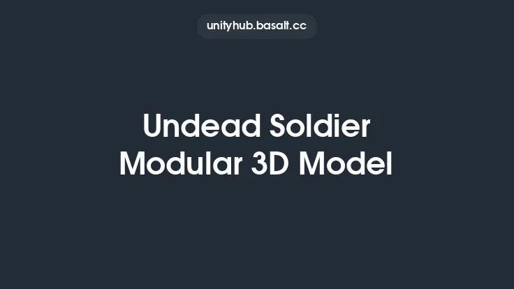 Undead Soldier Modular 3D Model Thumbnail