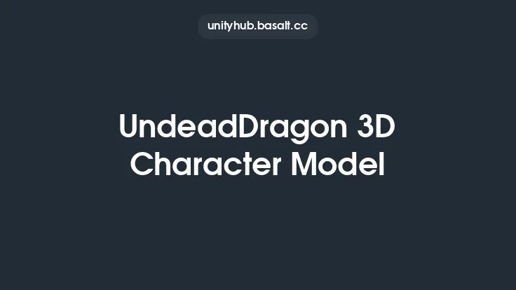 UndeadDragon 3D Character Model Thumbnail
