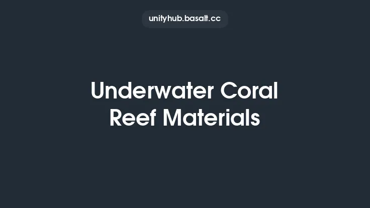 Underwater Coral Reef Materials Thumbnail