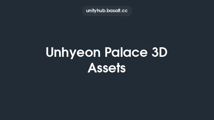 Unhyeon Palace 3D Assets Thumbnail