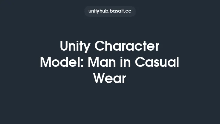 Unity Character Model: Man in Casual Wear Thumbnail