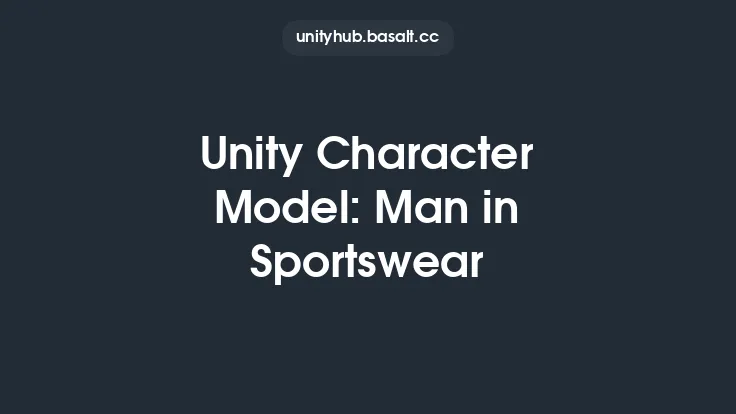 Unity Character Model: Man in Sportswear Thumbnail