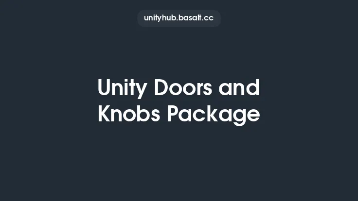 Unity Doors and Knobs Package Thumbnail