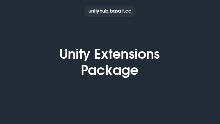 Unity Extensions Package Thumbnail