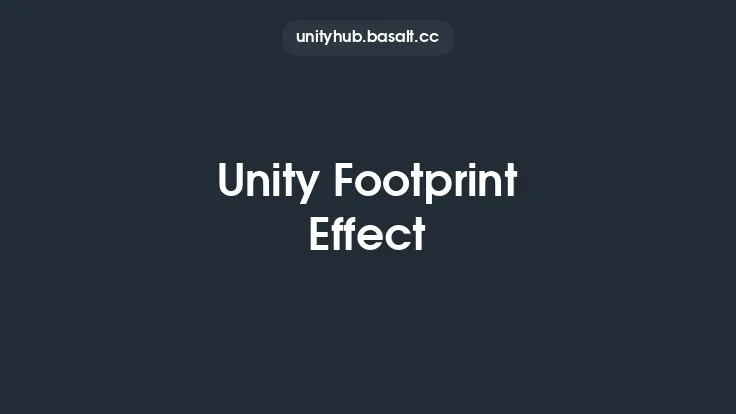 Unity Footprint Effect Thumbnail