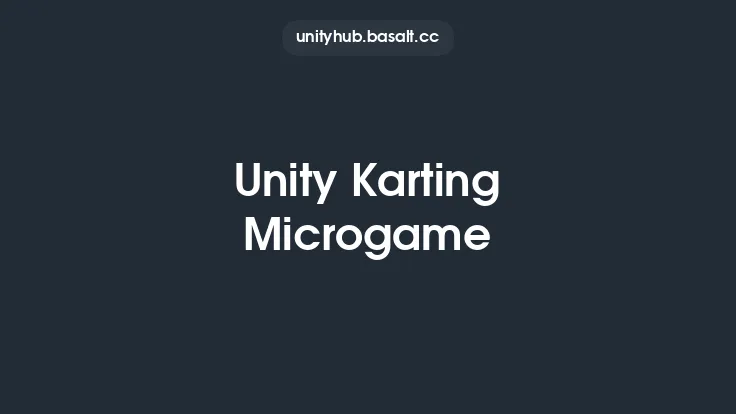 Unity Karting Microgame Thumbnail