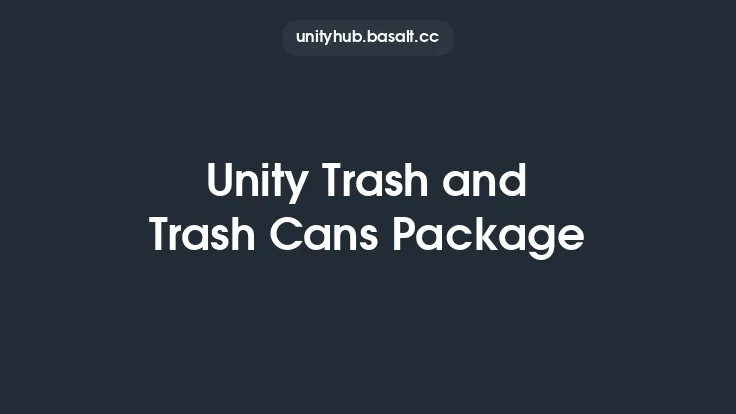 Unity Trash and Trash Cans Package Thumbnail