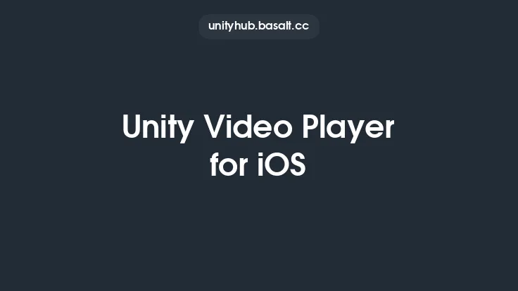 Unity Video Player for iOS Thumbnail