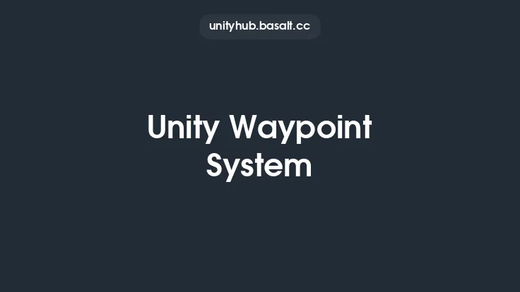 Unity Waypoint System Thumbnail