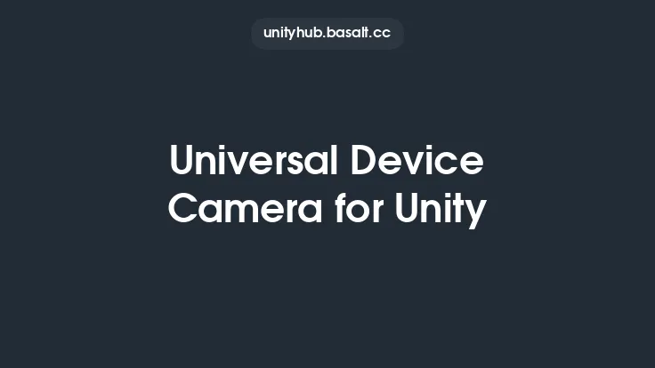 Universal Device Camera for Unity Thumbnail