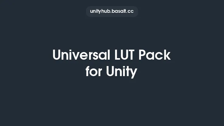Universal LUT Pack for Unity Thumbnail