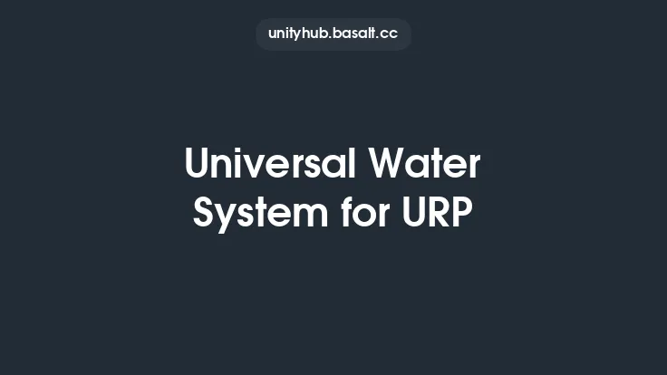 Universal Water System for URP Thumbnail