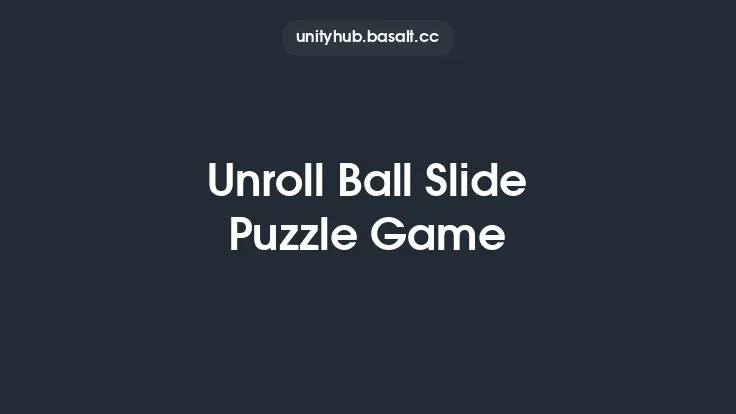 Unroll Ball Slide Puzzle Game Thumbnail