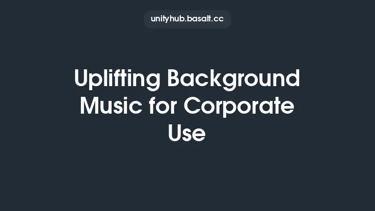 Uplifting Background Music for Corporate Use Thumbnail