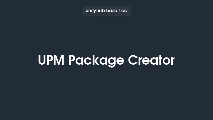 UPM Package Creator Thumbnail
