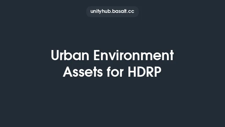Urban Environment Assets for HDRP Thumbnail